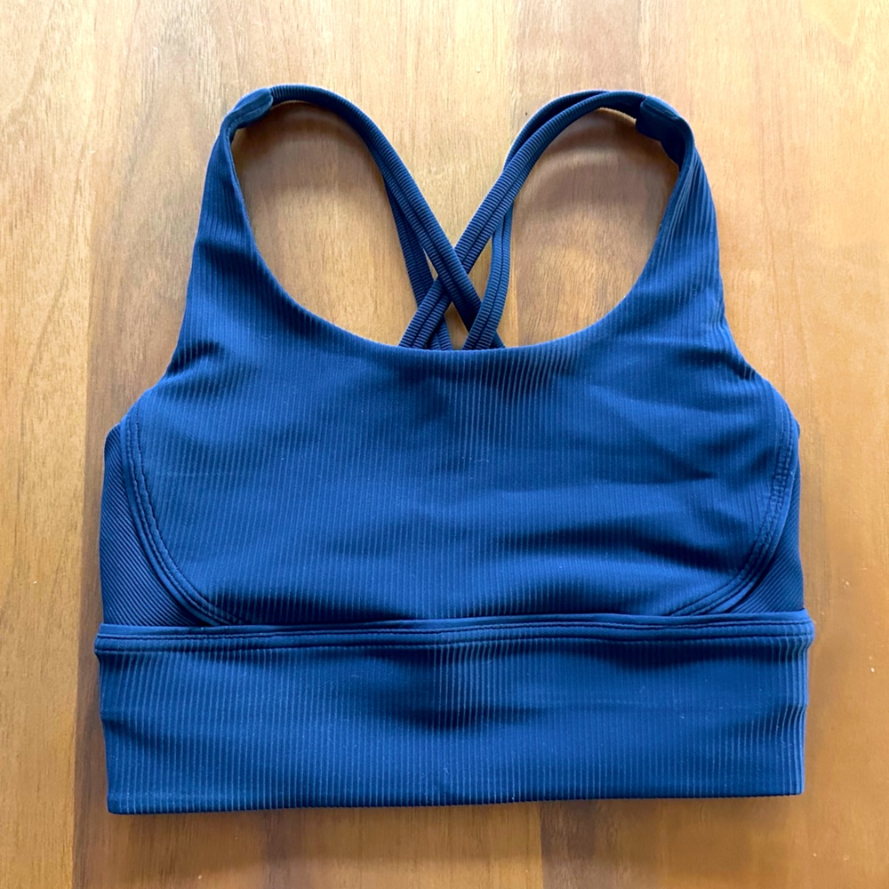 Lululemon Ribbed Long-Line Energy Bra (size 4)